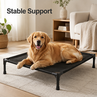 Lit de chien surélevé amovible et lavable pour toutes les saisons, lit pour animaux de compagnie de grande taille, lit pour chat pour l'intérieur et l'extérieur