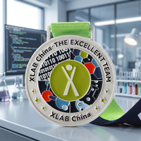 Medallas de Metal de Aleación de Zinc con Logotipo Esmaltado Personalizado en 3D de Alta Calidad para Premios de Equipo y Recuerdos Corporativos