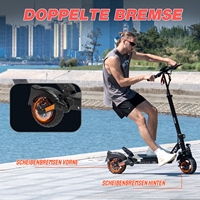 Scooter Eléctrico, Nuevo, Homologado para Calle, Llegada a Alemania, Plegable para Adultos, Certificado UN38.3, Batería de Litio de 500W, 150kg, Impermeable