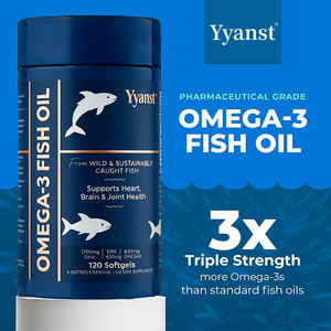 Capsules de haute qualité d'oméga-3, d'huile de poisson, d'EPA et de vitamine E. Favorisent la santé cardiaque, la fonction cérébrale et l'éclaircissement de la peau. - Product Image 2