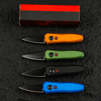 Couteau pliant en acier D2 KS 7500 Mini, manche en aluminium d'aviation, couteau de poche tactique, porte-clés, équipement de survie en camping, outil EDC