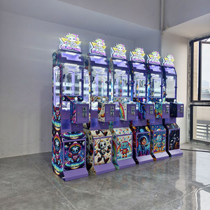 EU <b>Small</b> Coin-Operated Arcade <b>Game</b> Mini Claw Toy Crane Vending Machine Equipped with Ticket Dispenses Dolls Gifts Candies - Product Image 3