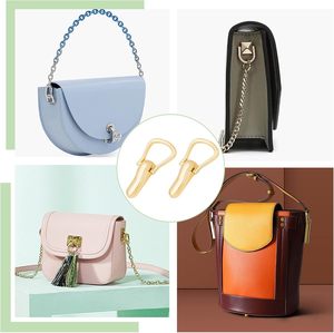 Juego de remaches planos, broches de suspensión para bolsos, anillas en D, cierres de ferretería para fabricación de bolsos, remaches de aleación, tornillos, clips laterales para bolsos - Product Image 4