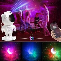 Projecteur d'étoiles astronaute en gros d'usine avec haut-parleur musical Bluetooth, télécommande et lampe de table LED pour anniversaire d'enfants