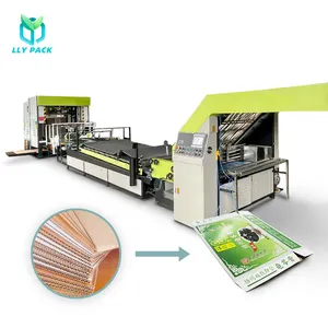 Best factory prices 1700 corrugated cardboard flute laminating machine with stacker