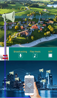 Software de Anuncios de Voz Remotos Controlado por Aplicación Móvil, Compatible con Funciones de Transmisión, Intercomunicador y Reproducción de Música, Disponible en Stock