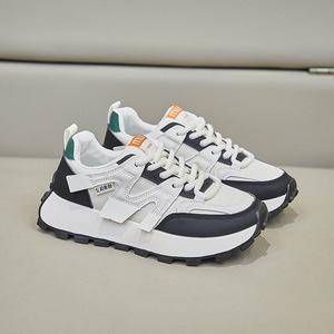 Zapatillas deportivas para caminar y <span class=keywords><strong>tenis</strong></span> a la moda para <span class=keywords><strong>mujer</strong></span>, parte superior de microfibra informal cómoda y resistente al desgaste - Product Image 3