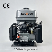 Generador de Gas de Doble Combustible (GLP/Gasolina) de 12V, 24V para Camiones, Autobuses y Aire Acondicionado, Fabricado en China