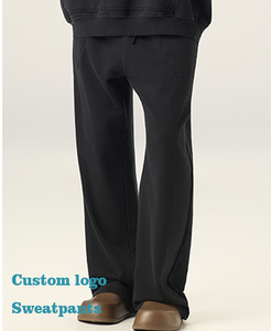 Pantalones Deportivos Personalizados Básicos 100% Algodón, 420g, Resistentes, Lavados y Teñidos, Estilo Americano - Product Image 1