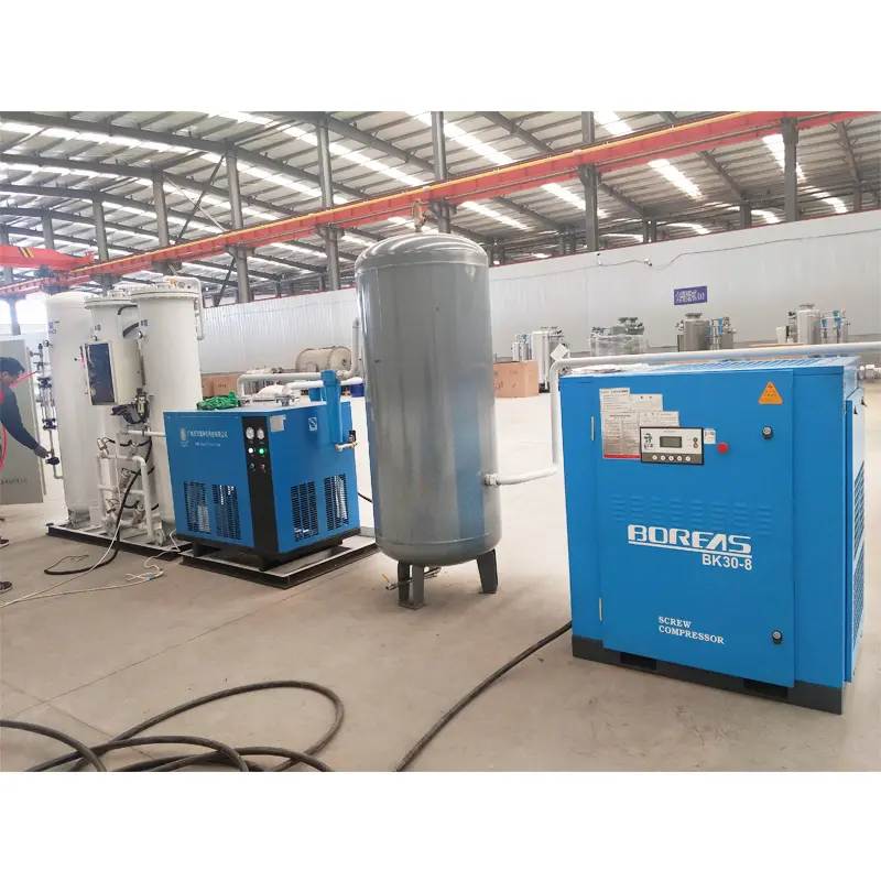 Fabbrica direttamente fornitura di apparecchiature di generazione di gas 99.5% design moderno PSA impianto di ossigeno per la vendita generatore di ossigeno PSA
