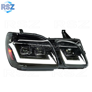 RAYSEZE <span class=keywords><strong>LX</strong></span> para Lexus 1998 2006 LX470, 3 lentes modificados, faro delantero alto bajo de haz, actualización de Faro, lámpara trasera, luz de freno roja - Product Image 4