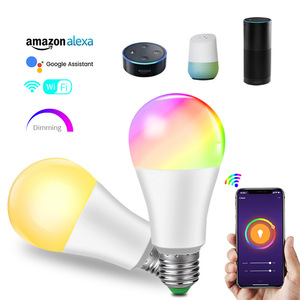 Bán Buôn Thông Minh Tuya Ứng Dụng Điều Khiển Màu Sắc Thay Đổi LED Ánh Sáng Bóng Đèn E27 Wifi + Bt Alex Google Trợ Lý Bằng Giọng Nói Điều Khiển Ánh Sáng Bóng Đèn - Product Image 2