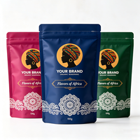 Sachet Doypack Personnalisé Imprimé de Qualité Alimentaire avec Fermeture Zip Refermable pour Poudre d'Assaisonnement Biologique