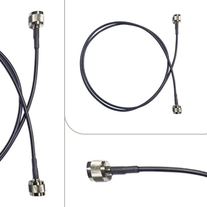 Alta Qualidade RG58 Coaxial Pigtail Jumper <span class=keywords><strong>Cable</strong></span> 4.3/10 Macho para N Feminino Friso Tipo Conector 1m para Rede - Product Image 2