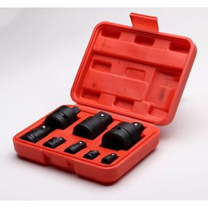 Diy 8 Piece Boxed Black Pneumatic Socket Adapter 12.7 Mm 1 2 Inch External <b>Thread</b> Mechanic <b>Tool</b> Set - Product Image 2