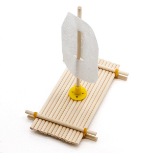 Kit educativo DIY de balsa de bambú simple para experimentos científicos y enseñanza en el aula - Product Image 2
