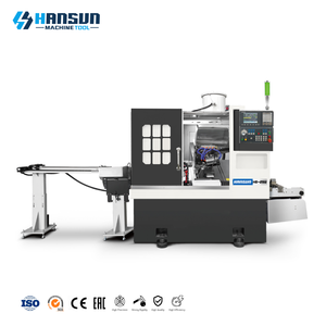 HANSUN HS-25W Tour multifonctionnel CNC de précision à 5 pouces pour usinage interne, fraisage et tournage de métaux, moyenne capacité - Product Image 1