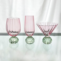 Lot de verres à vin martelés en cristal sans plomb pour mariage, flûtes à champagne et verres à cocktail