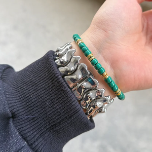 Bracelet en métal ondulé BEEFLYPOWER, motif papillon, style Dragon Spine, bracelet haut de gamme pour hommes, compatible avec les montres <span class=keywords><strong>Apple</strong></span>/<span class=keywords><strong>Mi</strong></span>/Redmi - Product Image 3