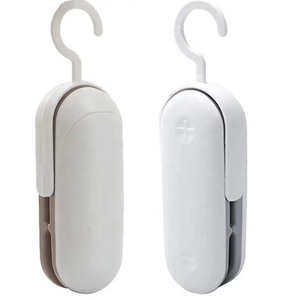 Paquete de bolsas de plástico para alimentos de mano, máquina de sellado <span class=keywords><strong>al</strong></span> vacío, <span class=keywords><strong>Mini</strong></span> <span class=keywords><strong>sellador</strong></span>, máquina de sellado térmico de prensa manual portátil de viaje - Product Image 2