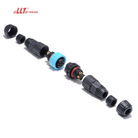 Lilutong M19 mâle femelle 3pin vis fil connecteur Push Lock étanche électrique Aviation prise puissance vis connecteur