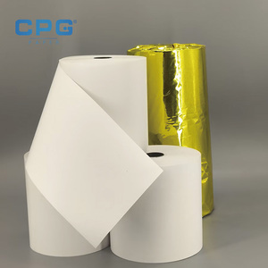 Rouleau de papier thermique premium 80x60mm 48gsm sans phénol pour terminal de carte de crédit et reçus de point de vente, fourni directement par l'usine - Product Image 1