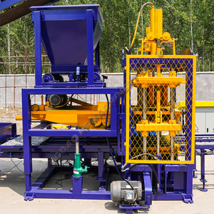 QT4-16 đầy đủ tự động sử dụng rộng rãi xi măng bê tông rỗng gạch khối Máy làm giá thấp đảm bảo chất lượng khối làm - Product Image 6