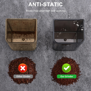 Molinillo de Café Cónico Automático para el Hogar, de Acero Inoxidable de 40 mm, Antiestático, Ajustable a 48 Grados - Product Image 6