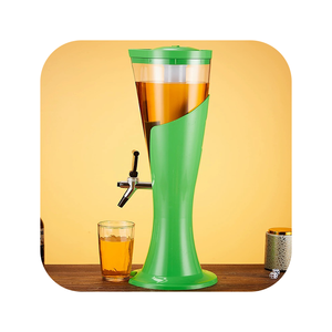 Dispensador de Cerveza con Luz LED Fría - Torre de Cerveza Premium con Dispensador de Jugos + Grifo de Acero Inoxidable - Product Image 5