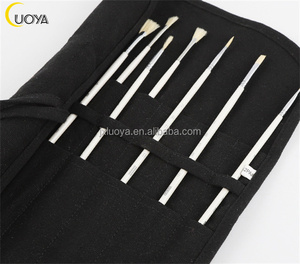 Pinceaux d'artiste <span class=keywords><strong>en</strong></span> acrylique de qualité supérieure, <span class=keywords><strong>en</strong></span> nylon et poils naturels, avec manche <span class=keywords><strong>en</strong></span> <span class=keywords><strong>bois</strong></span>, pour une peinture de qualité. - Product Image 3