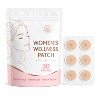 Patchs de bien-être naturels pour femmes, 30 unités, équilibre quotidien doux, soin personnel, patch transdermique pour le soutien hormonal féminin