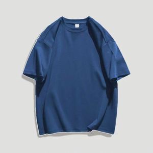 เสื้อยืดคอตตอนลำลองแบบปรับแต่งได้ ทรงโอเวอร์ไซส์ สีพื้น แต่งลายปะติด พิมพ์ลายกราฟิกสไตล์ฮิปฮอป - Product Image 4