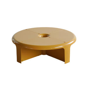 Table basse de salon en plastique amovible de style nordique, idéale pour les petits appartements, avec design modulable et assemblage facile – Mobilier de maison tendance. - Product Image 1