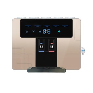 Purificateur d'eau à osmose inverse à 5 étages de 75 gallons avec distributeur d'eau chaude/froide à robinet électrique pour usage domestique - Product Image 1