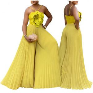 Vestidos <span class=keywords><strong>de</strong></span> Fiesta Largos <span class=keywords><strong>de</strong></span> Gasa para Graduación, Vestidos <span class=keywords><strong>de</strong></span> <span class=keywords><strong>Dama</strong></span> <span class=keywords><strong>de</strong></span> <span class=keywords><strong>Honor</strong></span> Amarillos Personalizados - Product Image 4