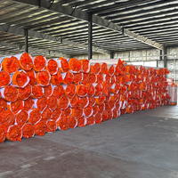 Manta de Lana de Vidrio No Combustible ASTM C665 de América, R11, 3.5 Pulgadas, Rollo de Lana de Vidrio con Revestimiento de Lámina de Aluminio para Aislamiento de Edificios Metálicos