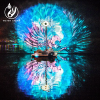 3D Outdoor Custom ized Water Movie Leinwand Projektor Brunnen Musical Dancing Water Show