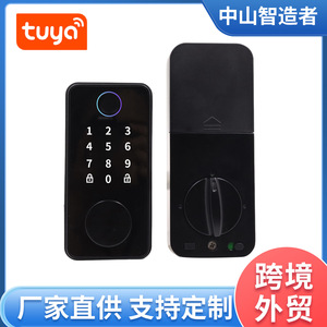 Innovators Smart Fingerprint Lock AF05 Black TFT Display App Control Battery Powered Deadbolt Lock Body - Product Image 5