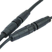 Tira de Led de 2 pines, 3 pines, 4 pines, 5 pines, 8 pines, resistente al agua, Cable de extensión con conector macho y hembra en ambos extremos
