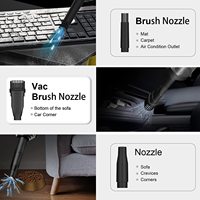 Plumeau à Air sans fil, remplacement de l'air comprimé, pulvérisation, nettoyage de l'ordinateur, lumière LED intégrée