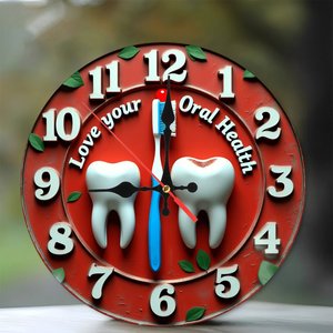 Round Wooden Wall <b>Clock</b> 25cm Silent Non Ticking Living Room Home Decoration Essential Round Wall Hanging <b>Clock</b> - Product Image 1
