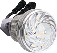 SHIJI Vente en gros extérieur 60mm Décoration Cabochon LED Pixel Light RGBW Point Lights Source
