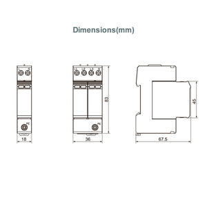 KORLEN T2 AC SPD 1P 5-10KA <strong>Lightning</strong> Protection Low Voltage Voltage Protector Surge Protector - Product Image 3