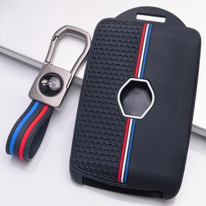 Housse de clé en silicone compatible avec Renault, convient aux modèles Renault Koleos <span class=keywords><strong>Kadjar</strong></span> Megane Talisman Espace Captur <span class=keywords><strong>Arkana</strong></span>, texture texturée - Product Image 6