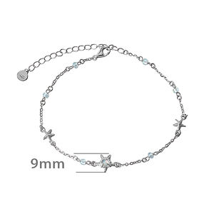 ओपल स्टारफिश ने 925 स्टर्लिंग चांदी महासागर से प्रेरित समायोज्य श्रृंखला के लिए महिलाओं के लिए अच्छा गहने - Product Image 6