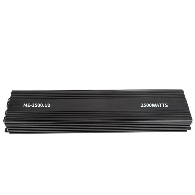 Class D Car Audio Power Amplifier RMS 2500Wrms 1 Ohm Impedance Spl Mono Power Amplifier with Crossovers