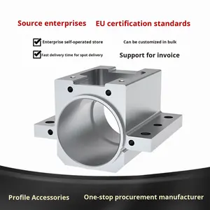 HD-BS102B-HT Série 6000 Accessoires de module en alliage, Pièces de <span class=keywords><strong>table</strong></span> coulissante à roulement de base, Plaque de montage avant et arrière du moteur - Product Image 5