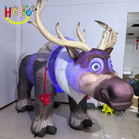 Orignal gonflable de décoration de renne de Noël gonflable Airblown extérieur d'éclairage de LED