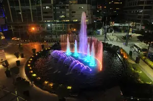 9W/12W RGB/color único 304ss IP68 fuentes de agua de jardín al aire libre luces de fuente seca led