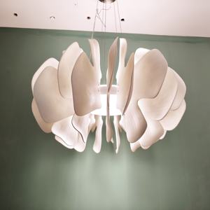 โคมไฟระย้าเซรามิกทรงวอลนัท งานฝีมือศิลปะอาร์ตเดโค รูปทรงธรรมชาติ สำหรับร้านอาหาร ล็อบบี้ ห้องรับรอง - Product Image 3